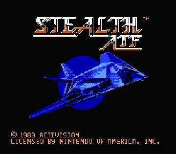 Stealth ATF (USA) screen shot title